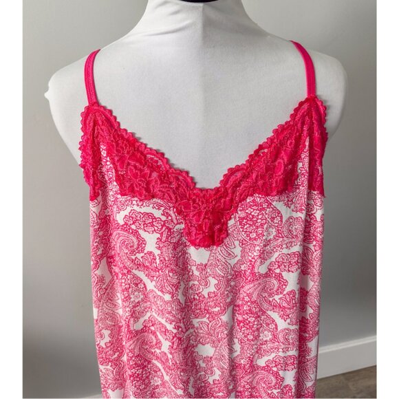 Lane Bryant Pink Lace Tank - Picture 3 of 8